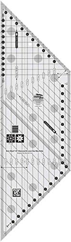 6 inch 45 degree Diamond and Lone Star Bias Ruler – BigaMart