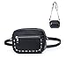 Produktbild Signice Gürteltasche Bauchtasche Damen Leder Klein Hüfttasche Mode Bum Bag Stylisch Fanny Pack Bauchtaschen für Frauen Schwarz