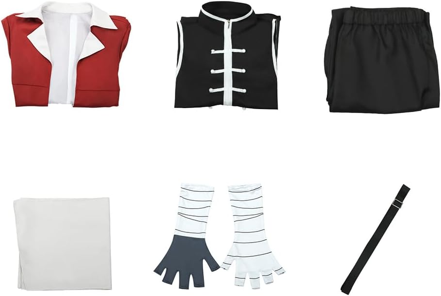 Stark Cosplay Frieren Costume Warrior Stark Jacket Shirt Waistband Gloves Adults Mens Frieren Halloween Outfits