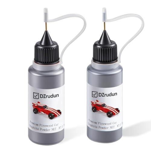 DZrudun 2Pcs Graphite Powder, 1oz Dry Powdered Graphite Lubricant for Locks