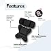 Infant Insert Compatible with Doona|Graco Snugride|Britax|Chicco Keyfit |Evenflo Pivot |Head and Body Support |Side Impact Protection for Newborn |Doona Accessories |Black