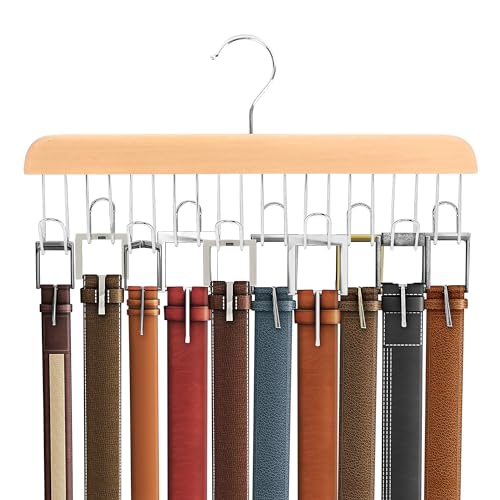 Umo Lorenzo Belt Hanger for Closet - Accessories Organizer Rack for Belts, Ties, and Scarves
