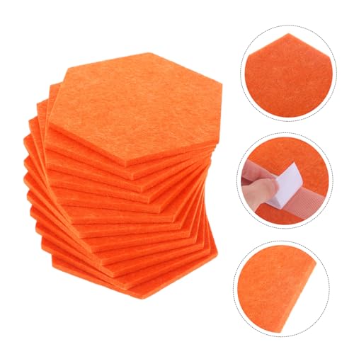 Tableau mural feutre hexagonal modulable 12 pièces pour mémo créatif - 4
