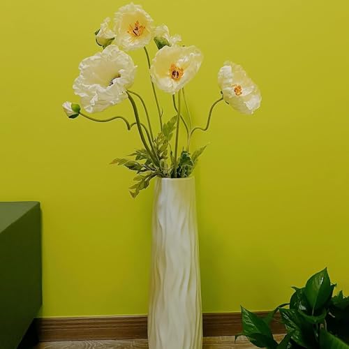 Grand vase de sol rustique moderne céramique support fleurs table - 8