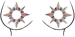 Sacow Face Gems Stickers Breast Body Jewelry Stickers, Crystal Nipple Tattoo Stickers
