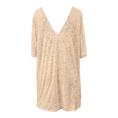 Robe scintillante dos nu ajustée pour soirée chic