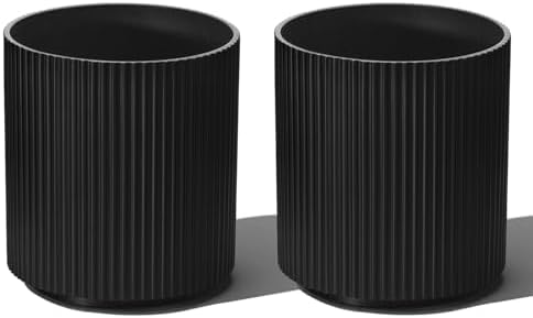 Round Planter Outdoor Indoor, Large Plant Pots for Porch, Patio, ...