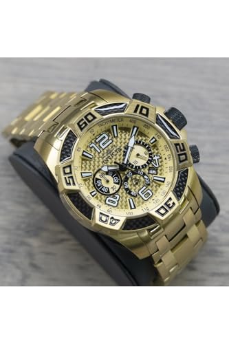 Invicta Men's 25852 Pro Diver Analog Display Quartz Gold Watch - image 5