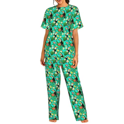 Pyjama manches courtes femme vêtement de nuit doux contre insomnie été
