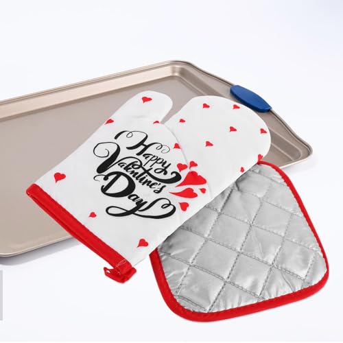 Gatuida Guantes de Horno Resistentes al Calor para Cocinar y Hornear Guantes Aislantes para Microondas Diseño Grueso y Antideslizante Accesorio Multifuncional para Cocina y Barbacoa - imagen 4