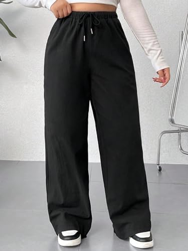 Image of dockstreet Women's /Unisex ONESOPEN Bottom Drawstring Pure Cotton Stretchable Baggy Jogger Pants
