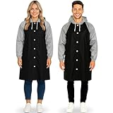 REDSTAR Confezione da 2 mantelle antipioggia lunghe – Cappuccio incluso – Copertura imperm...