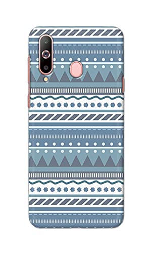 Image of PRINTFIDAA Printed Hard Back Cover Case for Samsung Galaxy A60 | Samsung Galay M40 Back Cover (Seamless Geometric Tribal Pattern) -1803