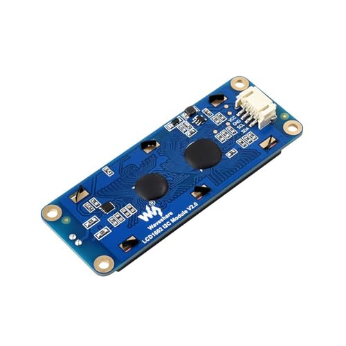 LCD1602 I2C Module 16x2, Green Backlight Adjustable 3.3V/5V I2C LCD Display for Arduino, Raspberry Pi, ESP32, Jetson Nano (32 Characters, SN3193 Driver)