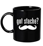 Got Stache? 11 Ounce-Funny Novelty Ceramic Mustache Lovers Coffee Mug from THE GAG