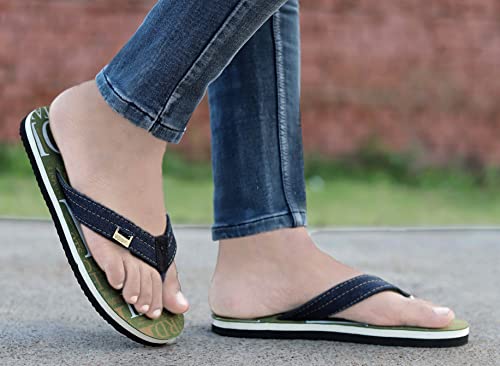 Image of AADI Men's Textile Casual Flip Flop & Slippers