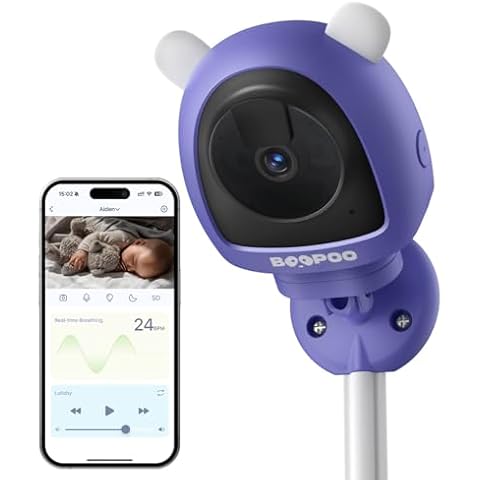 BOOPOO Smart Baby Monitor Sensor-Free AI Solution Cover