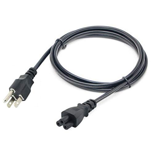 MaxLLTo 3-Prong AC Power Cord Cable for Dell Laptop PA-10 PA-13 PA-15 K2490 4ft Length Mickey Mouse Power AC Cord Cable Black 1 Piece