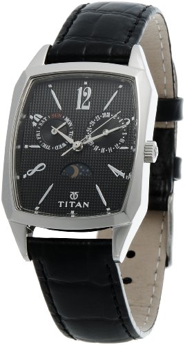 Image of Titan Classique Analog Black Dial Men's Watch - 1617SL01 / 1617SL01