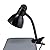 V- Light Black Adjustable Desk Lamp with Heavy Duty Clamp Clip, Flexible Gooseneck Lamp, Bed Light, Reading Lamp, or Study Light, 14 inches