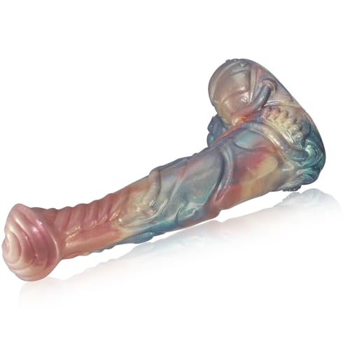 Image of Monster Horse Dildo - 12.2'' Big Fantasy Anal Dildo with Strong Suction Cup, 2.4LB Giant Soft Silicone Realistic Dildo for G-Spot Anal Play, Adult Sex Toys for Women Men Gay