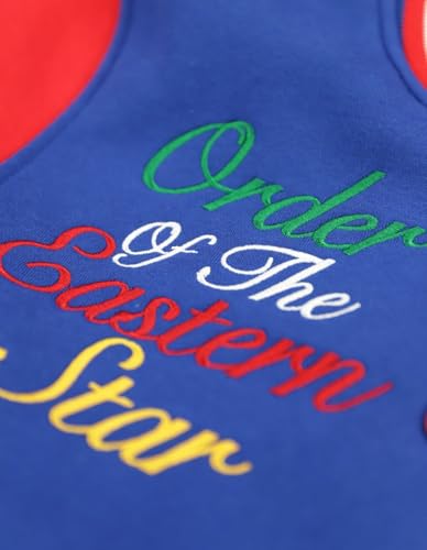 Order of The Eastern Star Fleece Jacket Royal Blue4
