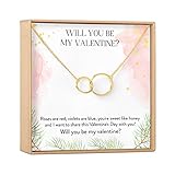 Dear Ava Necklace Gift For Women and Girls - Adjustable Modern Jewelry Pendant Love Gifting Idea for Her with Heartfelt Card - Long Distance Gifts for Your Loving Ones