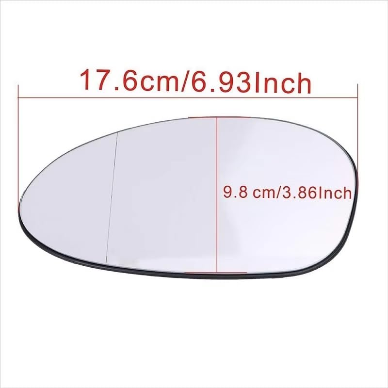 Verre rétroviseur BMW E81 E82 E87 E88 E46 M3 E90 miroir gauche dégivrant transparent de rechange