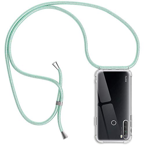 Fundas Para Xiaomi Redmi Note 8 Funda para Xiaomi Redmi Note 8, Transparente Silicona Carcasa con Cuerda para Redmi Note 8, Rosyheart Suave TPU Case con...