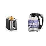 Hamilton Beach 2 Slice Extra Wide Slot Toaster with Bagel & Defrost Settings,...