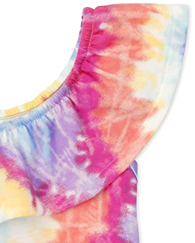 The Children's Place Girls' Print Ruffle Top2