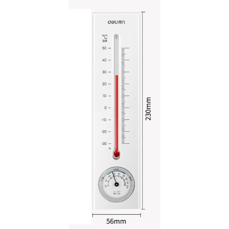 Wall Mounted Outdoor Indoor Greenhouse Temperature Gauge for Home Office
