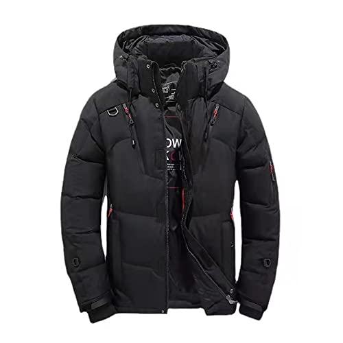 Veste d'hiver homme imperméable bestgift manteau chaud rembourré