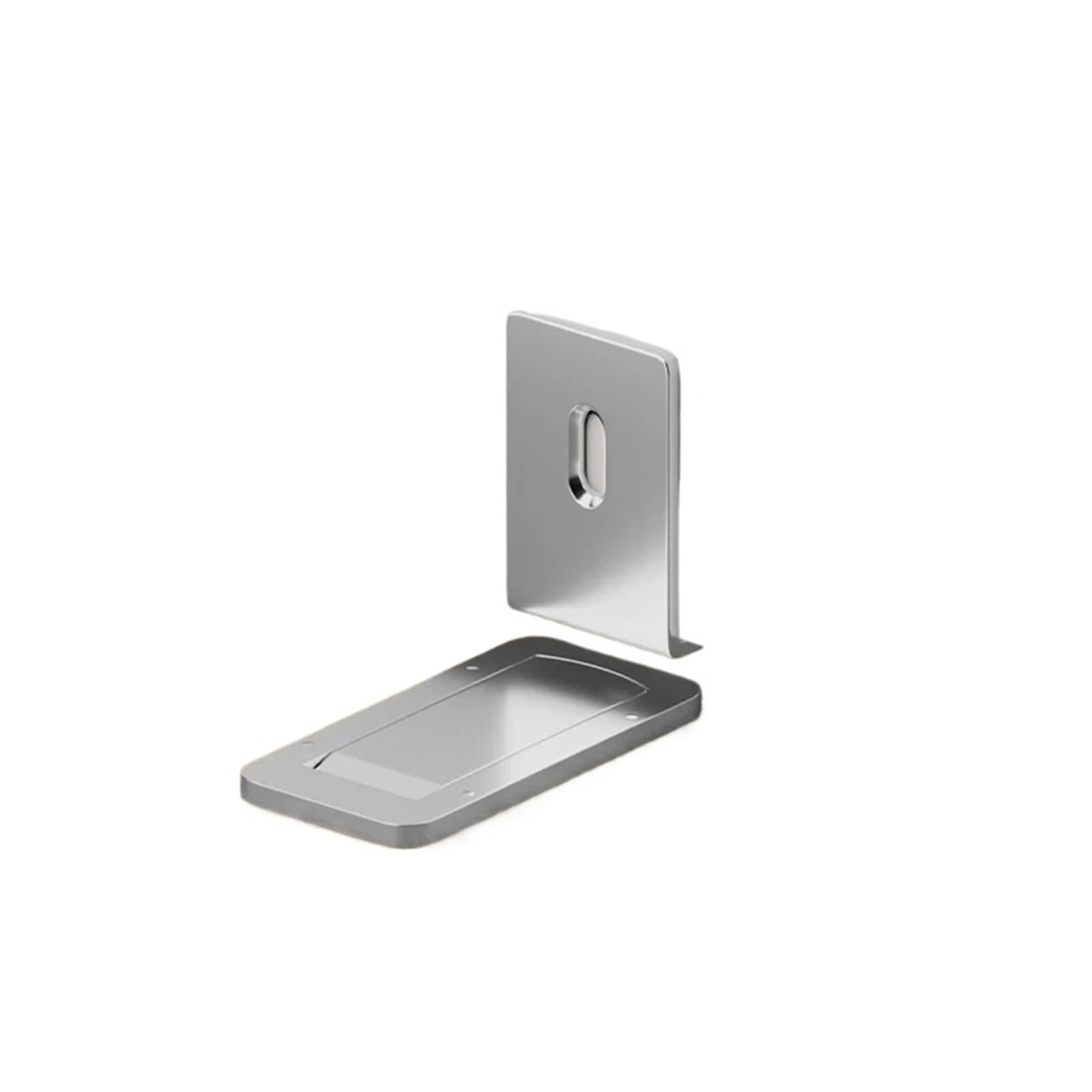 Iopklytf Silvery Door Stopper Invisible Magnetic Door Stopper Self Adhesive