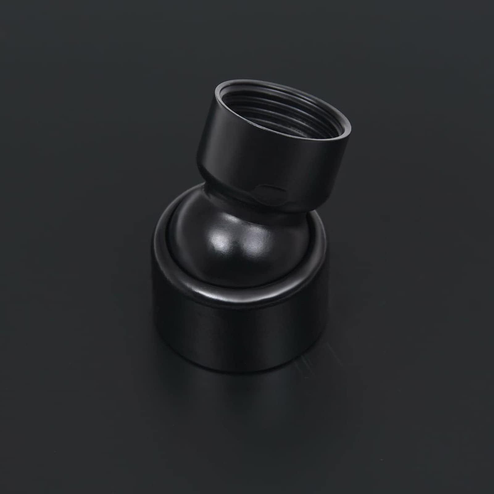 LAPOOH Cabezal Ducha Efecto Lluvia Acero INOX Cuadrado Negro 40x40 cm, Rociador Ducha, Ducha Lluvia, Alcachofa Ducha, Duchas De Baño Alcachofa Lluvia, Recambios Columna Ducha