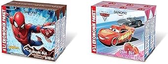 Danone Disney Cocoa Milk 6 x 180 ml and Danone Disney 6 Strawberry Flavored Milk 6x180 ml