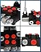 FAHKNS 2 Spool 21 GPM Hydraulic Flow Control Valve 3600 PSI G Ports Adjustable Relief Lever Handle Double Acting Parallel Center Tractor Loader W/Joystick Small Tractors/Tanks Loaders Log Splitters