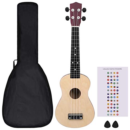 Ukulele Beginner Set, Ensemble d’ukulélé en bois clair pour l’apprentissage - Les Beatles, Paul McCartney, John Lennon, RIngo Starr, George Harrison Ukulele Beginner Set, Ensemble d'ukulélé en bois clair pour l'apprentissage – Image 6