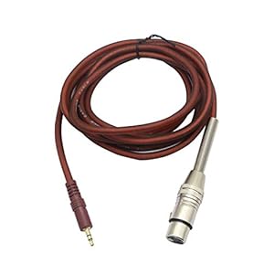XLR naar 3,5 mm microfoonkabel, 1/8 inch TRS stereo naar XLR vrouwelijke kabel 3,5 mm (mini) naar XLR-F microfoonkabel…