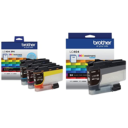 Brother LC4043PKS 3 Pack of Standard Yield Cyan, Magenta and ...