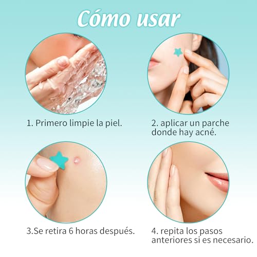 Miniatura 5 de Parches Acne Pimple Patches Aceite De Árbol De Té Y Ácido Salicílico Parches Granos Acne Invisibles Y De Absorción Impermeable Pueden Deshacerse Acné Rápidamente 240 Piezas