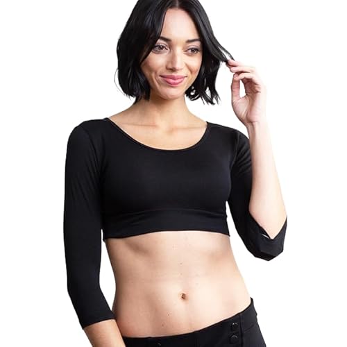 HALFTEE 3/4 Sleeve Layering Tee | Demi Cami for Women