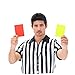 COOLHIYA 10 Pcs Soccer Referee Card Red Football Officials Standard Ejection and Warning Cards Ideal for Sports Games and Referee Kits