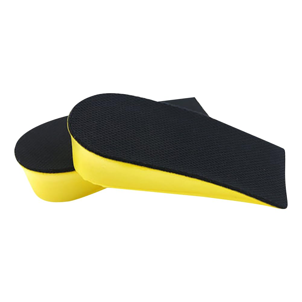 HugeDE Invisible Heel Lift Insoles Height Increase Shoes Insoles Half Elevator Insoles Heel Lift Shoes Insert Breathable Shoe Pads 3.5cm