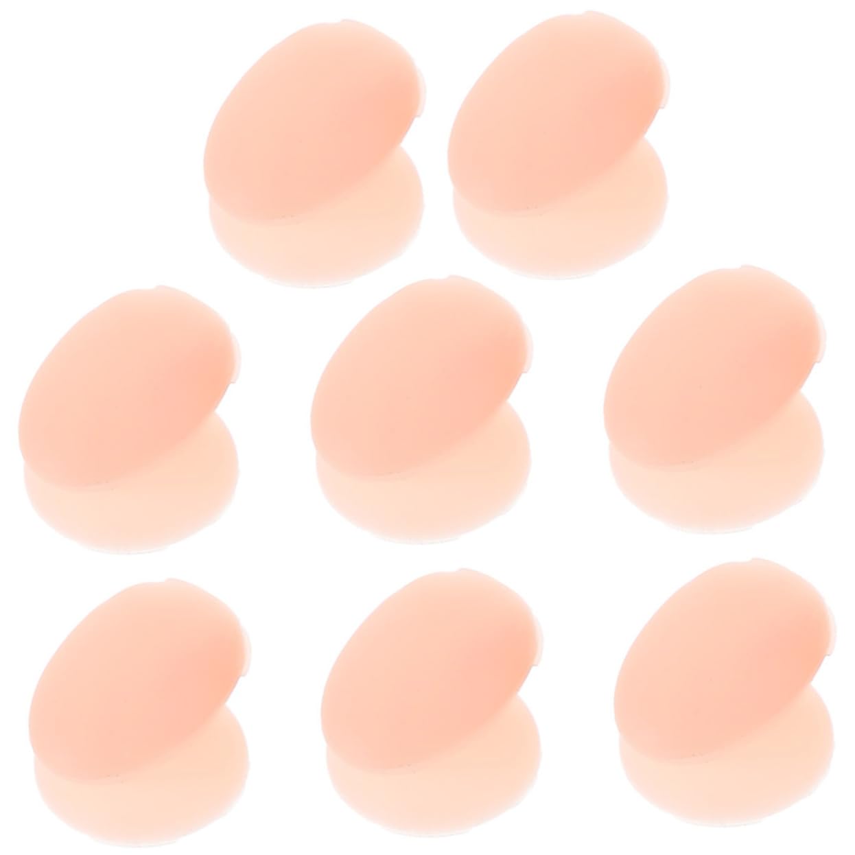 FRCOLOR Silicone Lip Brush Protectors 8 Pack Small Brush Covers for Makeup Easy to Carry Prevent Loss