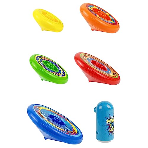 Mikikit Juguetes de Peonzas Divertidas para Incluye Peonzas Rotatorias y Juguete de Escritorio Apilable para Cumpleaños y Fiestascolores Aleatorios Color Aleatorio Color Aleatorio