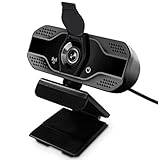 Webcam Full HD para videoconferencias/videollamadas - Resolución 1080p (hasta 1920 x 1080 píxeles) a 30 fps - Enfoque manual - Micrófono integrado - Conexión USB 2.0 de alta velocidad - Campo de visión diagonal de 120° - Clip universal con rotación 360° incluida