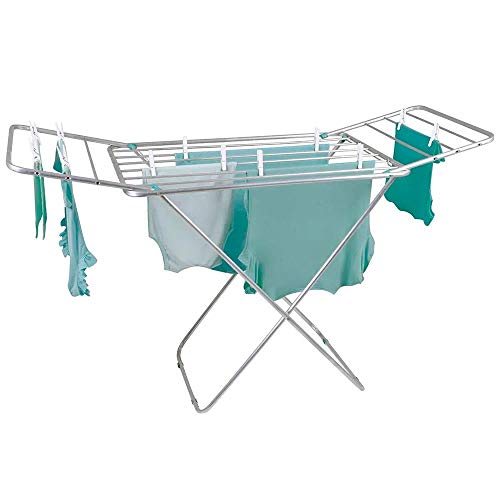 Varal De Chão Com Abas Slim Alumínio Mor