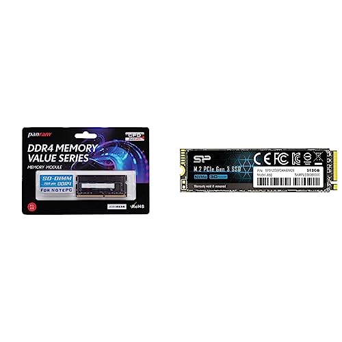�y�Z�b�g�����zCFD�̔� �m�[�gPC�p ������ PC4-21300(DDR4-2666) 16GB×1�� 1.2V�Ή� 260pin SO-DIMM (�������ۏ�)(Panram) D4N2666PS-16G & �V���R���p���[ SSD 512GB 3D 