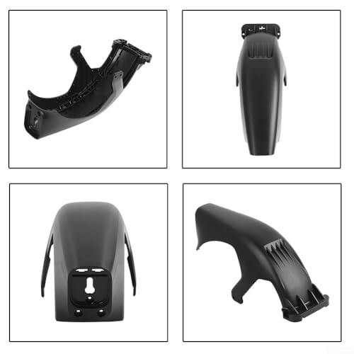Guardabarros para scooter eléctrico Ninebot Max G30 con soporte de matrícula 4